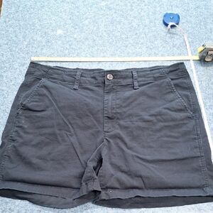 Women's Black Casual Shorts